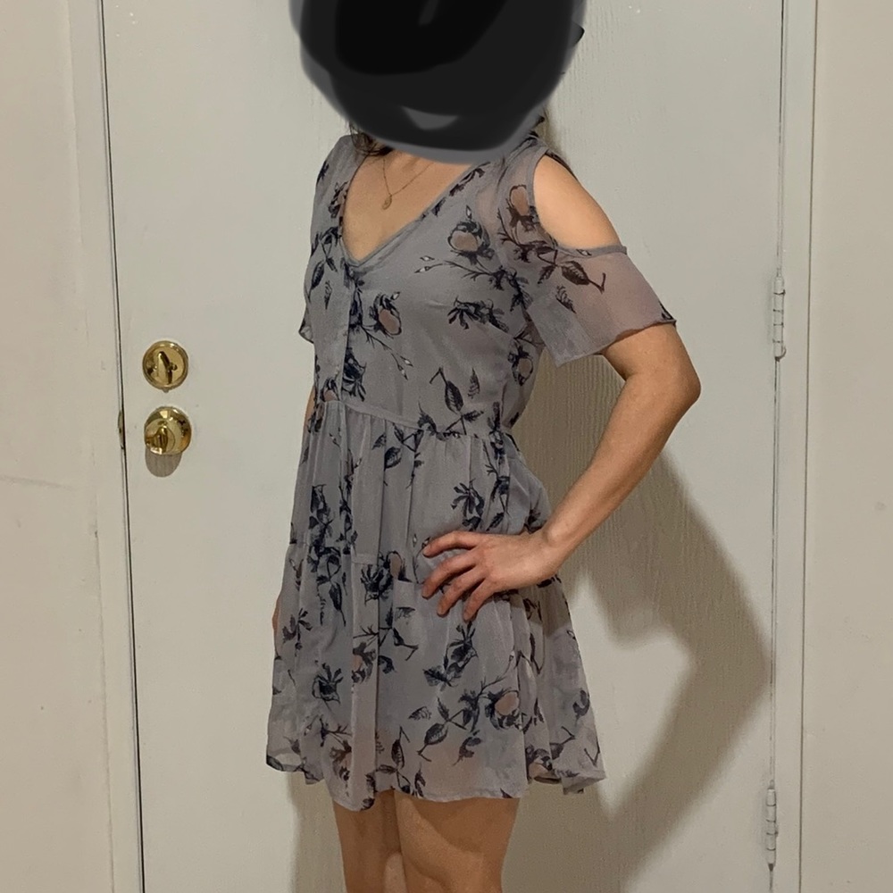 Free People Cold Shoulder Floral Dress